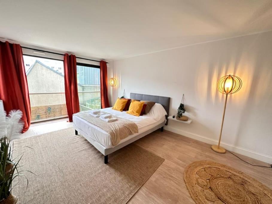 Drouet D'Erlon Duplex Spacieux, Terrasse Au Centre Reims Esterno foto